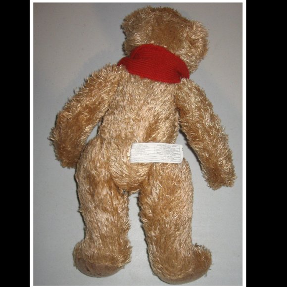 Vintage "Tip Top Tailors" Christmas Teddy Bear 15" - Picture 3 of 3